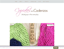 Tablet Screenshot of cupcakesandcadenzas.com